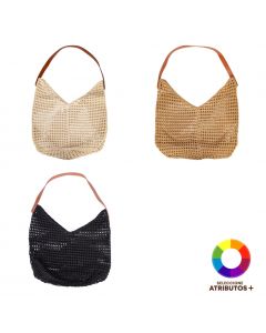 Bolso dama tejido asas