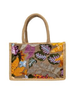 Bolso casual flor lentejuelas