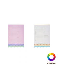 Planificador estampado 120 hojas