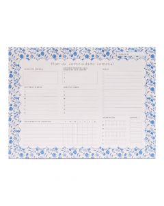 Planificador semanal flores