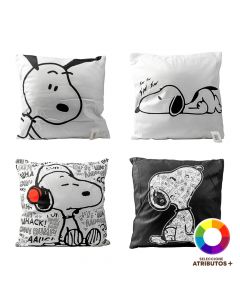 Almohadón estampado Snoopy surtido