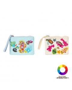 Monedero diseño animales marinos