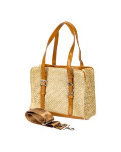 Bolso dama relieve hebilla