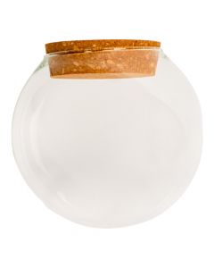 Frasco vidrio con tapa corcho