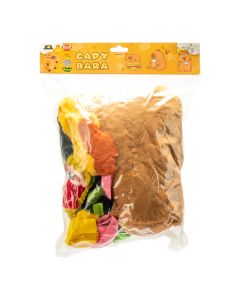 Peluche capibara con accesorios