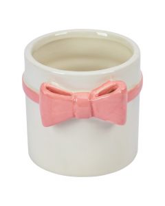 Organizador cerámica compacto diseño lazo