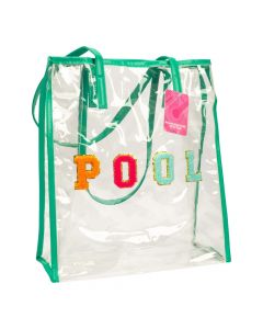 Bolso plástico afelpado multicolor