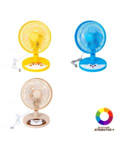 Ventilador escritorio con relieve