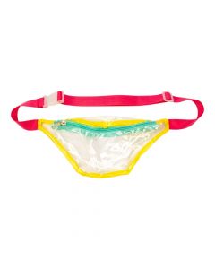 Cangurera plástica multicolor práctica