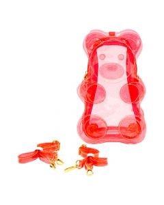 Bolso figura oso rosado