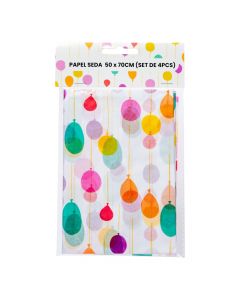 Papel seda globos surtido