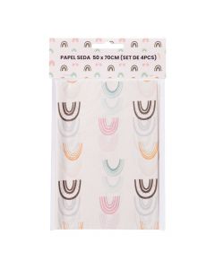 Papel seda arcoíris surtido