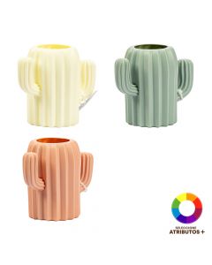 Portalápices cactus plástico surtido