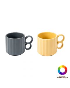 Jarra porcelana asa doble 400ml