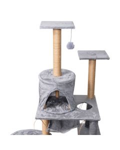 Rascador alto gris beige