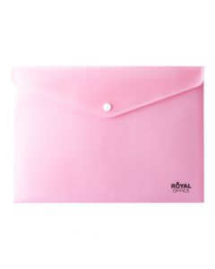 Carpeta plástica A4 rosado