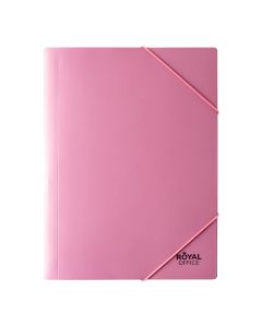 Carpeta plástica A4 rosado