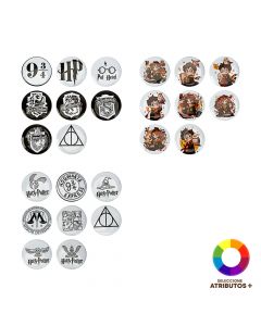 Pines metálicos Harry Potter