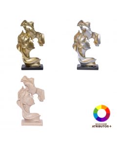 Adorno decorativo de resina