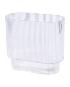 Florero vidrio transparente