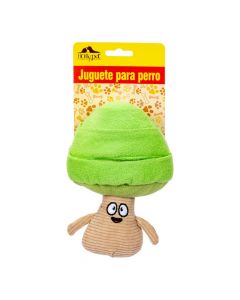 Peluche mascota árbol verde beige