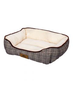 Cama afelpada mascota pequeña multicolor