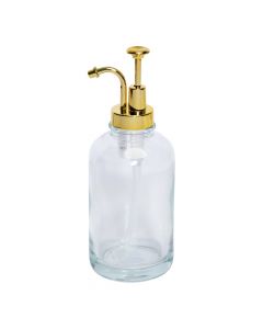 Botella dispensadora de vidrio