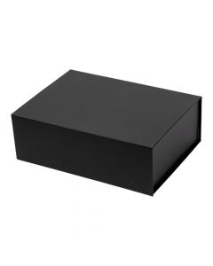 Caja plegable blanco y negro