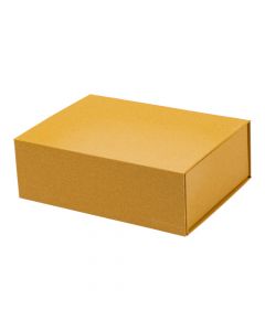 Caja plegable marrón mediana