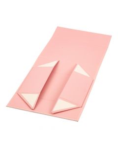 Caja plegable rosado grande