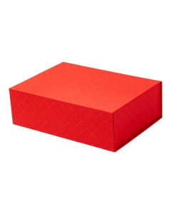 Caja plegable roja grande