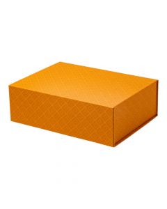 Caja plegable textura marrón