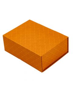 Caja plegable marrón textura