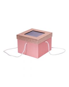 Set de caja rosada mediana