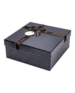 Caja mediana negro y dorado