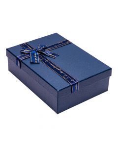 Caja regalo azul grande
