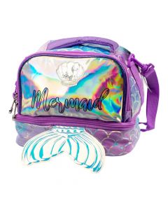 Lonchera Mermaid lila tornasol