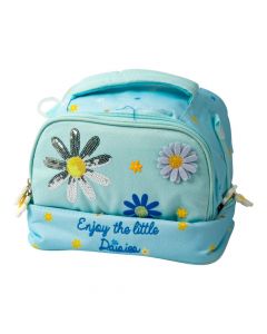 Lonchera flores lentejuelas