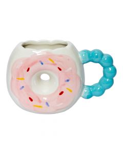 Jarra cerámica dona colorida