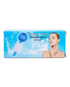 Masajeador facial de vidrio con escarcha 