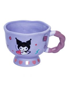 Jarra cerámica Kuromi lila