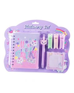 Libreta gato unicornio accesorios