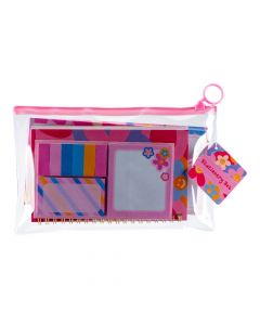 Cartuchera plástica multicolor