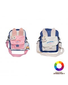 Bolso orejas conejo estampado