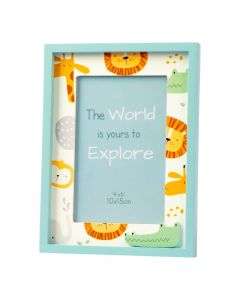 Portarretrato madera diseño selva