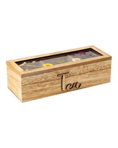 Caja madera decorativa beige
