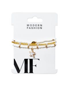 Pulsera con concha y estrella