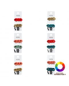 Prensas metálicas entrelazadas