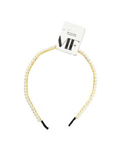 Diadema zig zag blanca