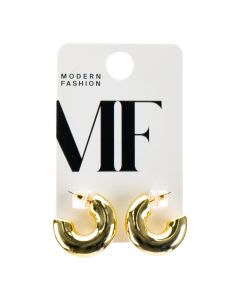 Aretes dorados elegantes